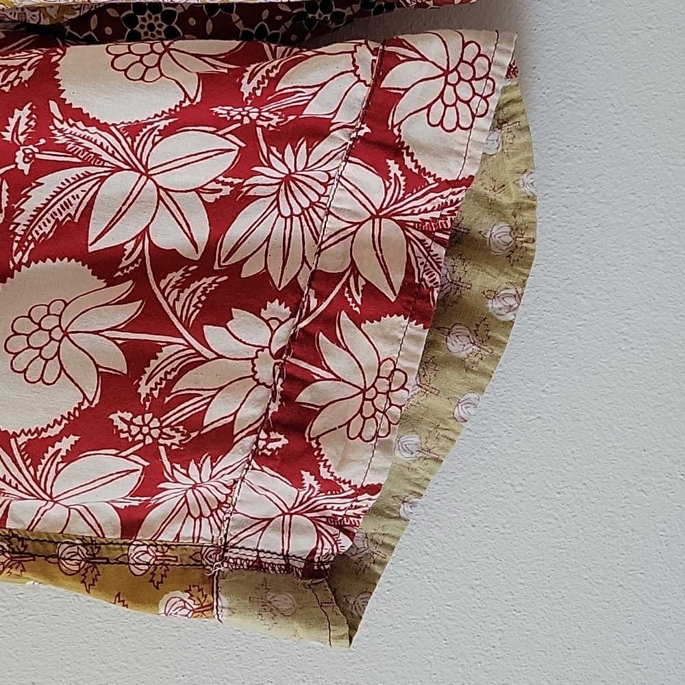 Boom Shankar Boho Mixed Print Shorts Size 8 View 3